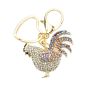 Crystal Charm Pedant Purse Key Chain small picture