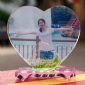 Crystal photo frame small picture