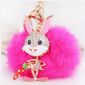 Rabbit with carrot key chain small picture