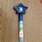 star shaped Invisible ink pen with UV light small picture