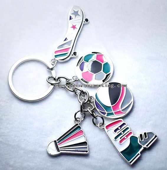 Sports style keychain