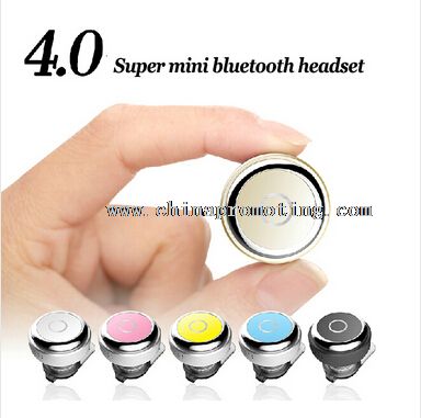 Super mini Stereo bluetooth 4.0 headset nirkabel di telinga