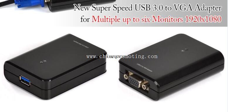 SuperSpeed USB 3.0 til VGA-Adapter