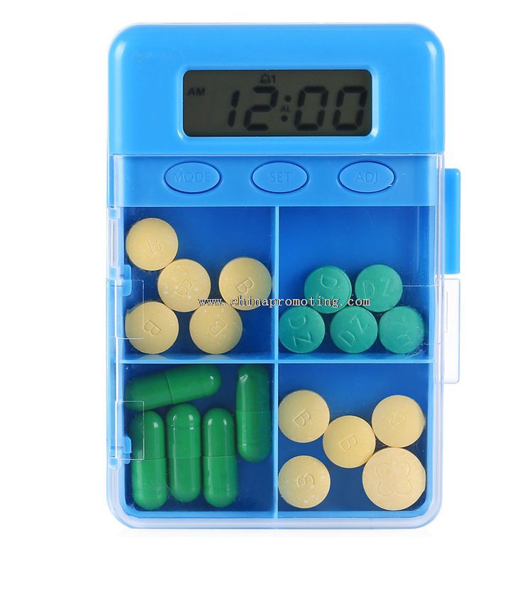 Időzítés riasztó elektronikus Pill Box
