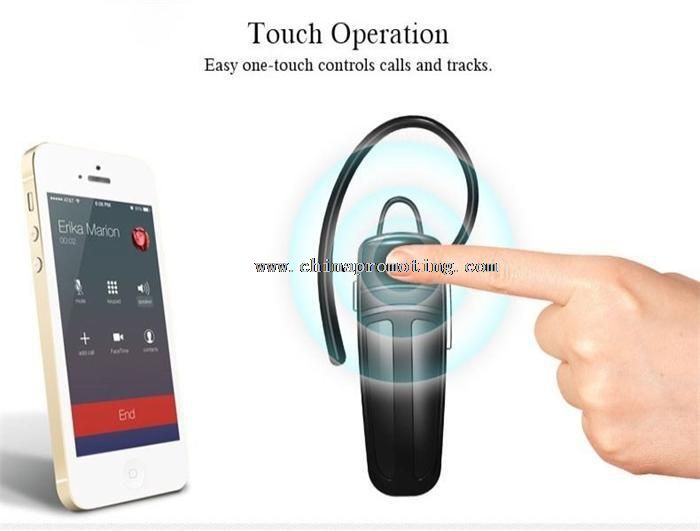 Touch Bluetooth headset