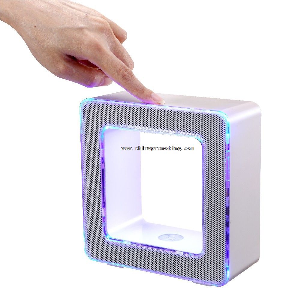 Touch senzor LED stolní lampa s miniaturní reproduktor