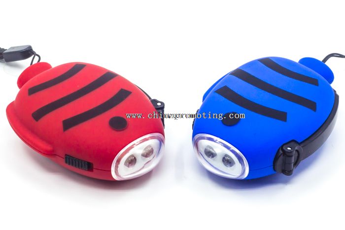 Tropical fish 2 led dynamo led torch