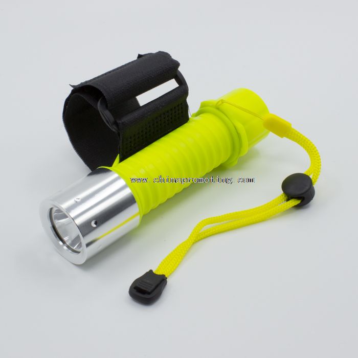 Waterproof torch light diving led flashlight