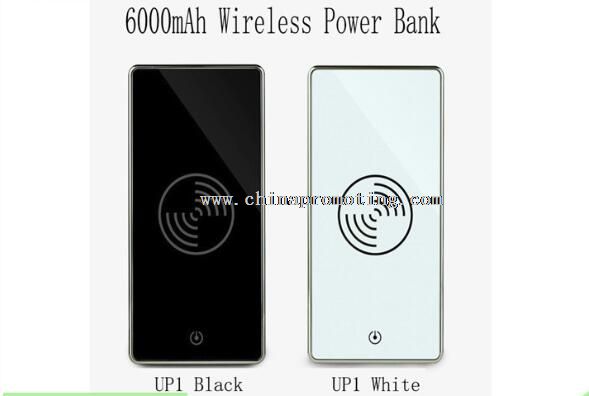 Wireless charger power bank 6000mah