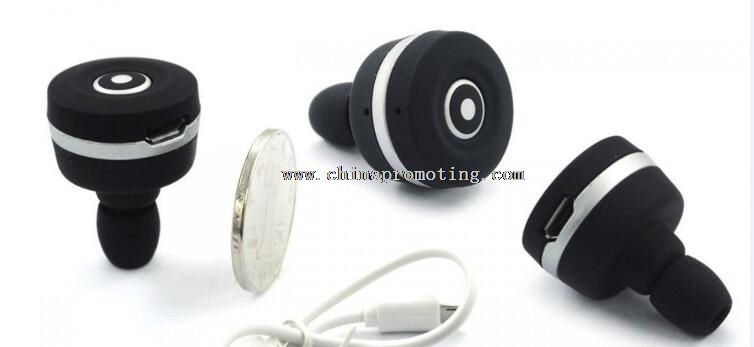 Wireless hidden invisible mono bluetooth headset earphone