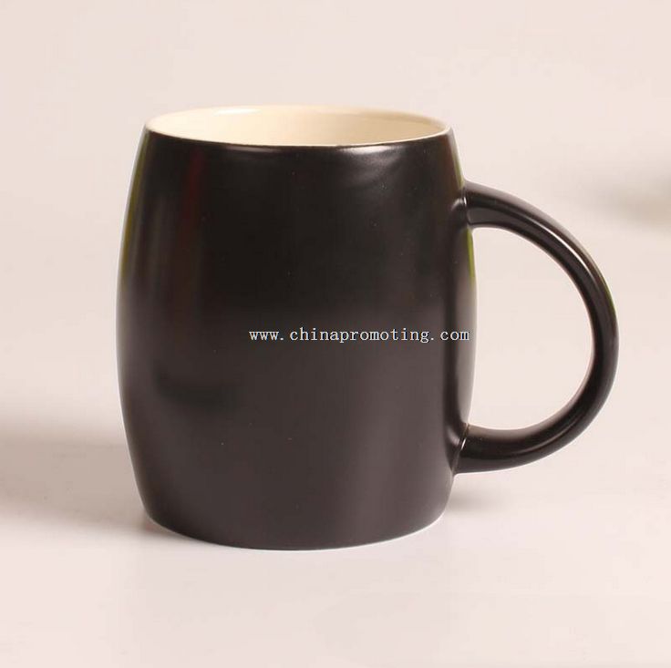 taza de café de cerámica de forma de vientre de 350ml