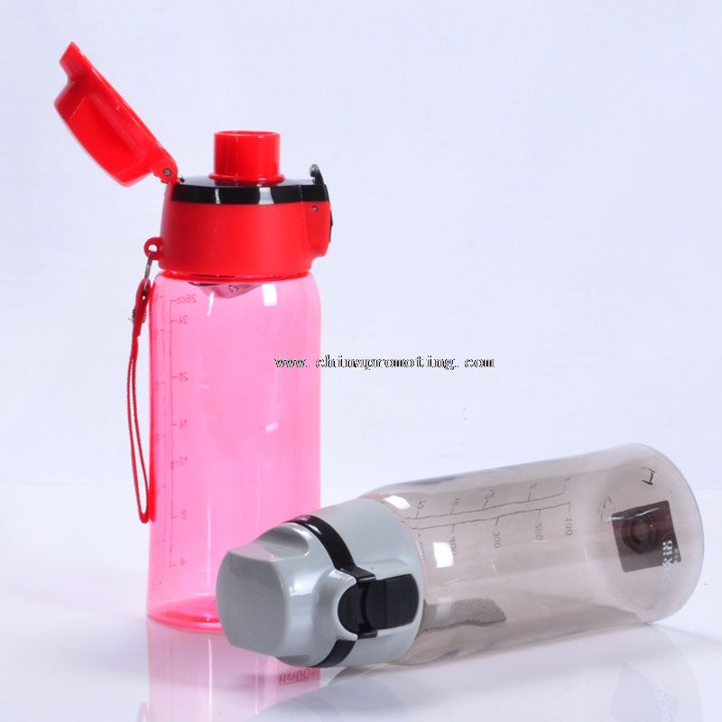 clean plastic water bottle