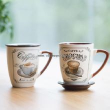 cangkir kopi keramik dan saucer images