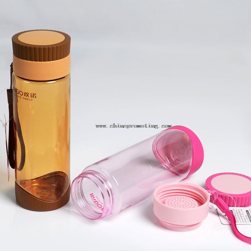 Export round shape water bottle with filter