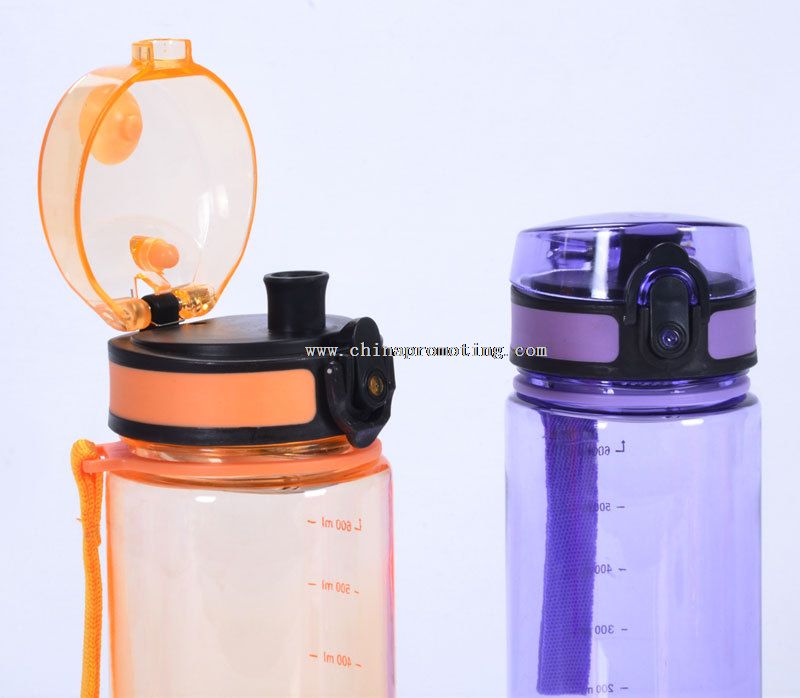 plastic drinking bottle