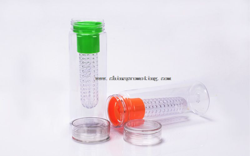 plastic water bottle fruit infuser