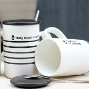 ceramic mug with stripe images