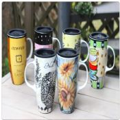 Mug with cover couple cups images