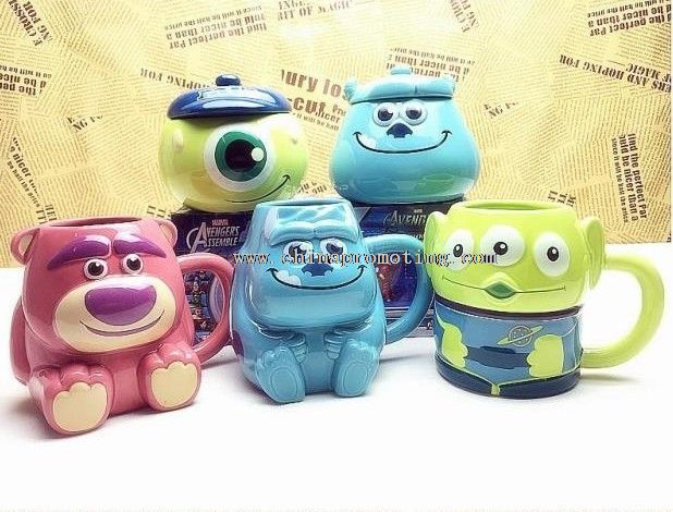 Cartoon Shape Ceramic Mugs