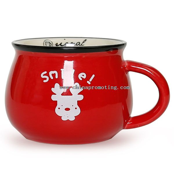 Natal Cartoon fulvo caneca