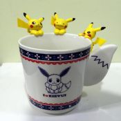 Taza de cerámica del café de la Eevee del pokemon Poke bola images