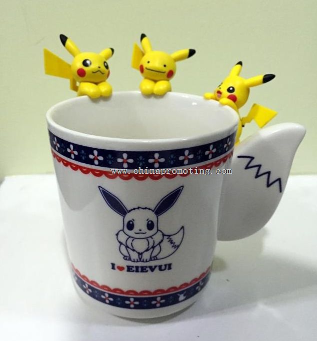Pokemon împungere mingea Eevee ceramice halbă de cafea