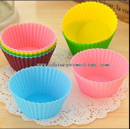 silicone round cake cup