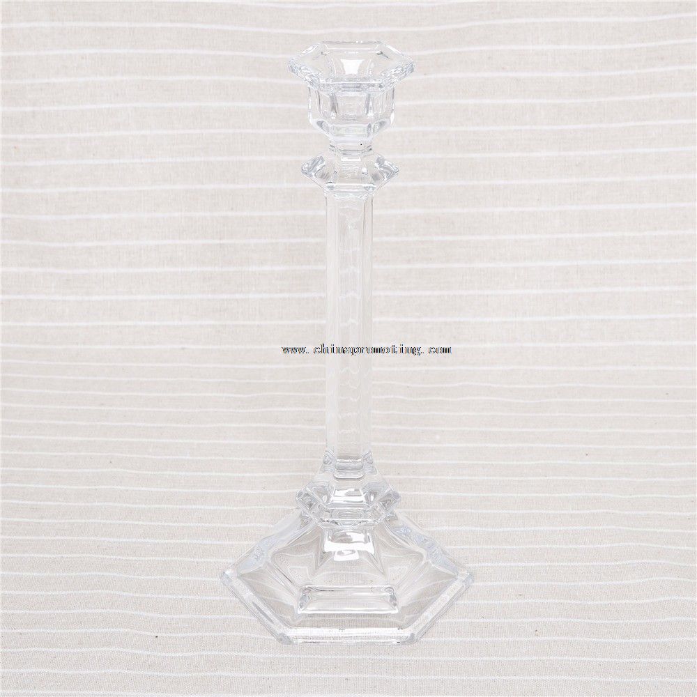 Portavelas de cristal