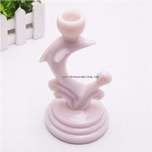 dolphins shape glass candle holder images