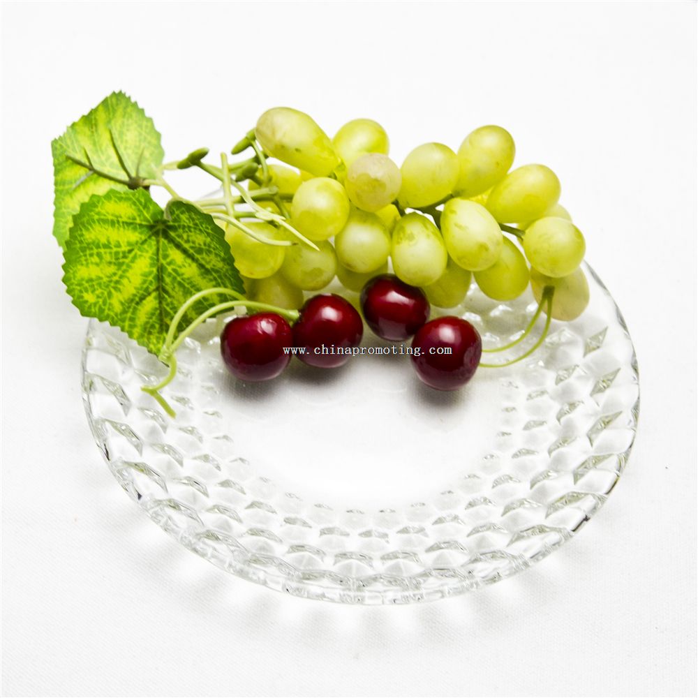 glass plate for fruit