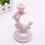 dolphins shape glass candle holder images