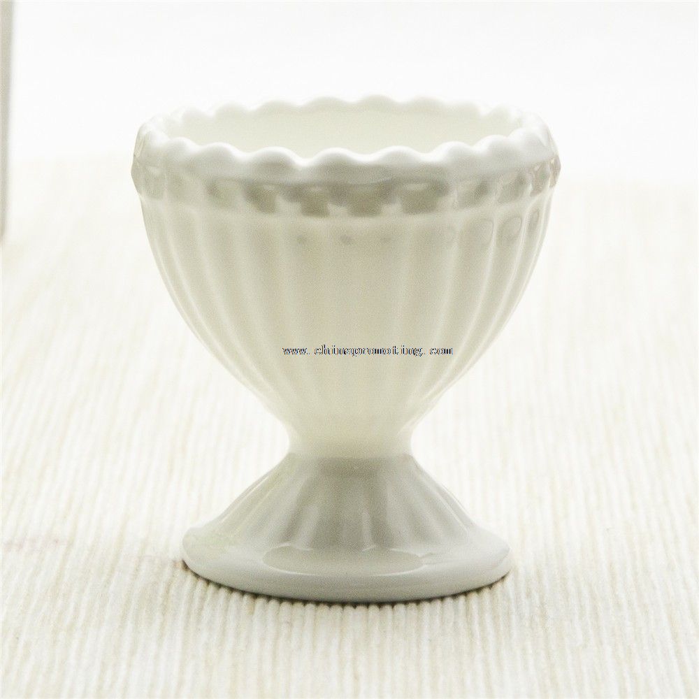 Milk White Egg Glass Cups for Candle
