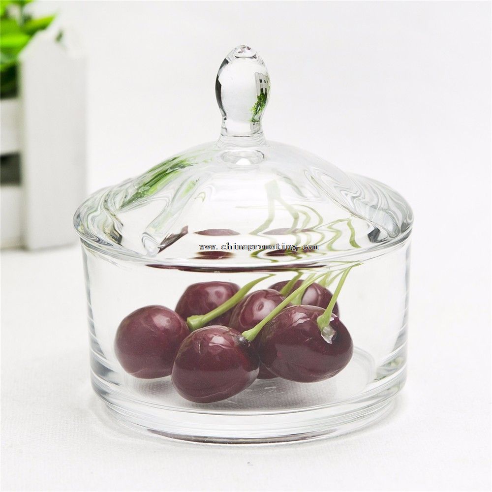 Candy Jar With Glass Lid