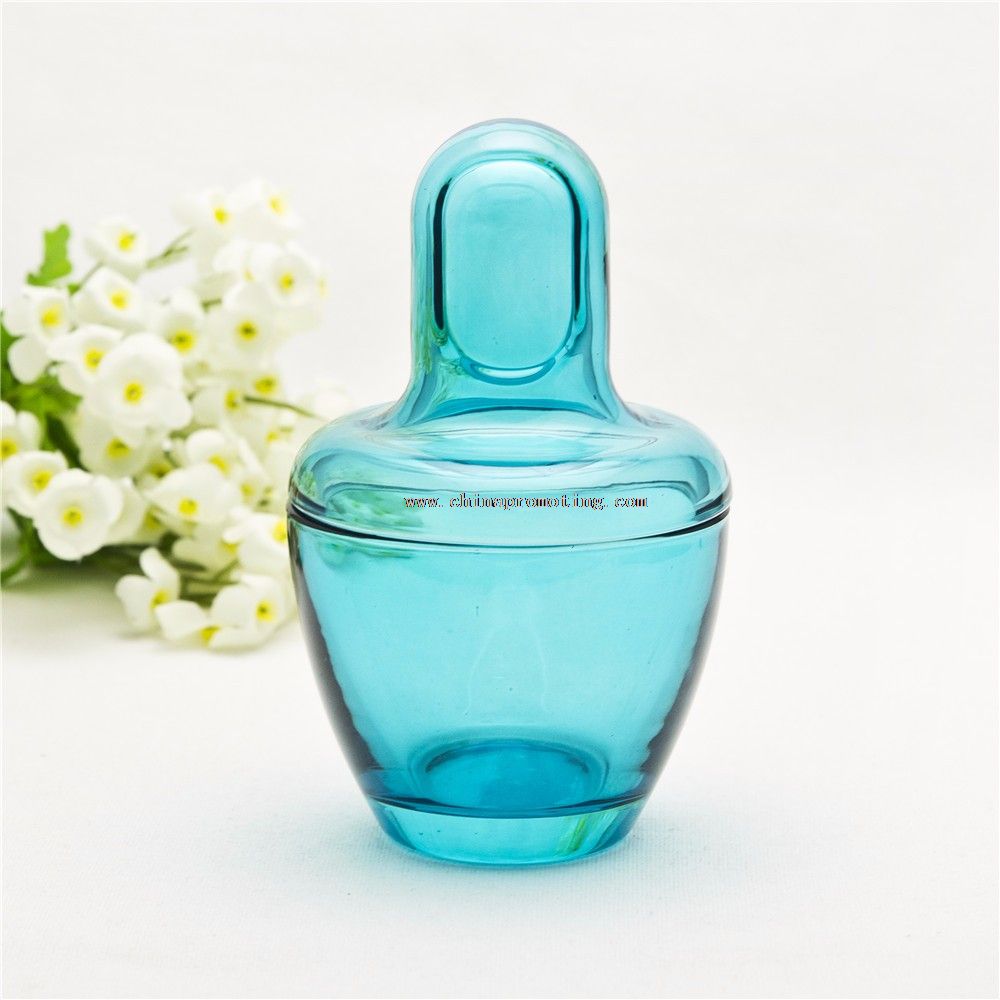 Candy Jar With Glass Lid