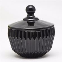 Black Glass Candy Jar images