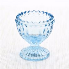 Blue Glass Ice Cream Cup images