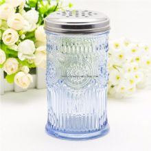 Glass Salt And Pepper Bottle With Metal Lid images