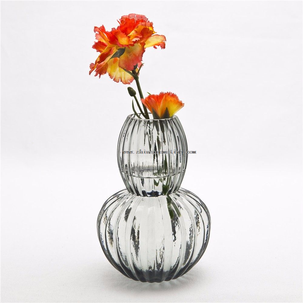 Glas Flammernes Vase