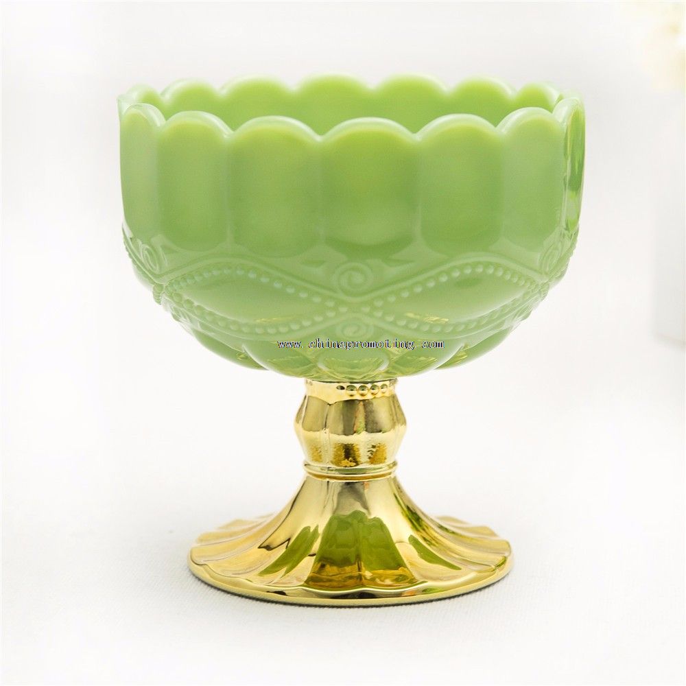 Ice Cream Cup With Gold Stem