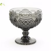 Black Glass Ice Cream Cup images