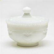 embossed glass candy jar with lid images