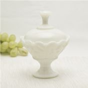 flower shaped glass candy jar images