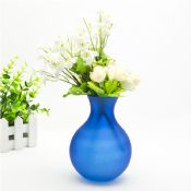 vaso de flor do botão de vidro images