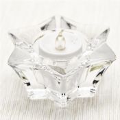 star shape crystal candle holder images