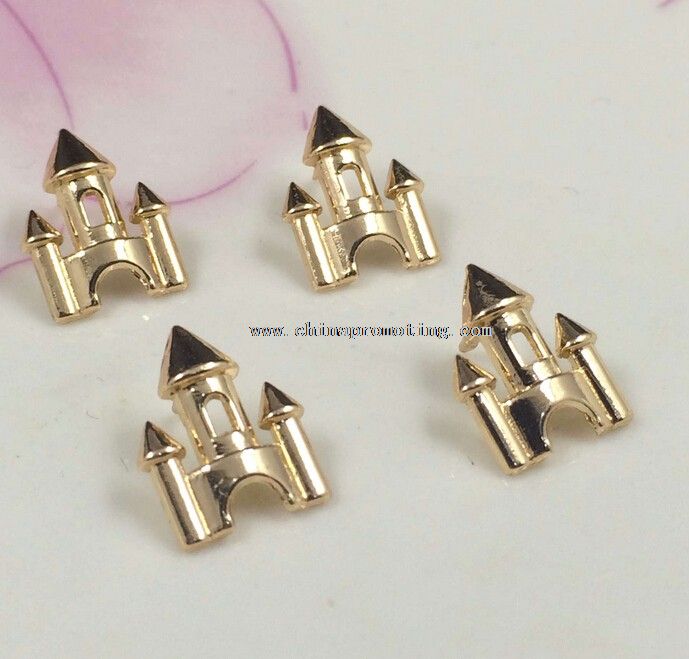 Castle Shape Enamel Lapel Badge Pins