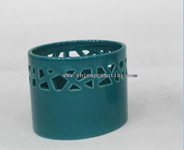 Portacandele in ceramica