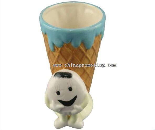 ceramic ice cream cup