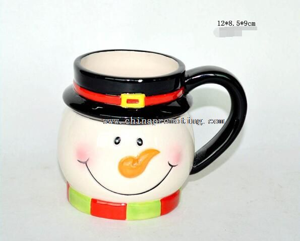 taza de Navidad regalo de cerámica artesanal
