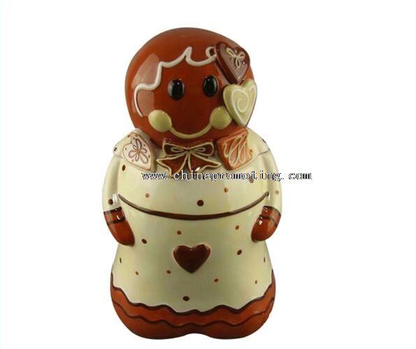 cookie man shaped christmas jar