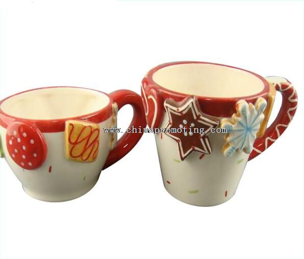 cup shaped ceramic dessert bowl